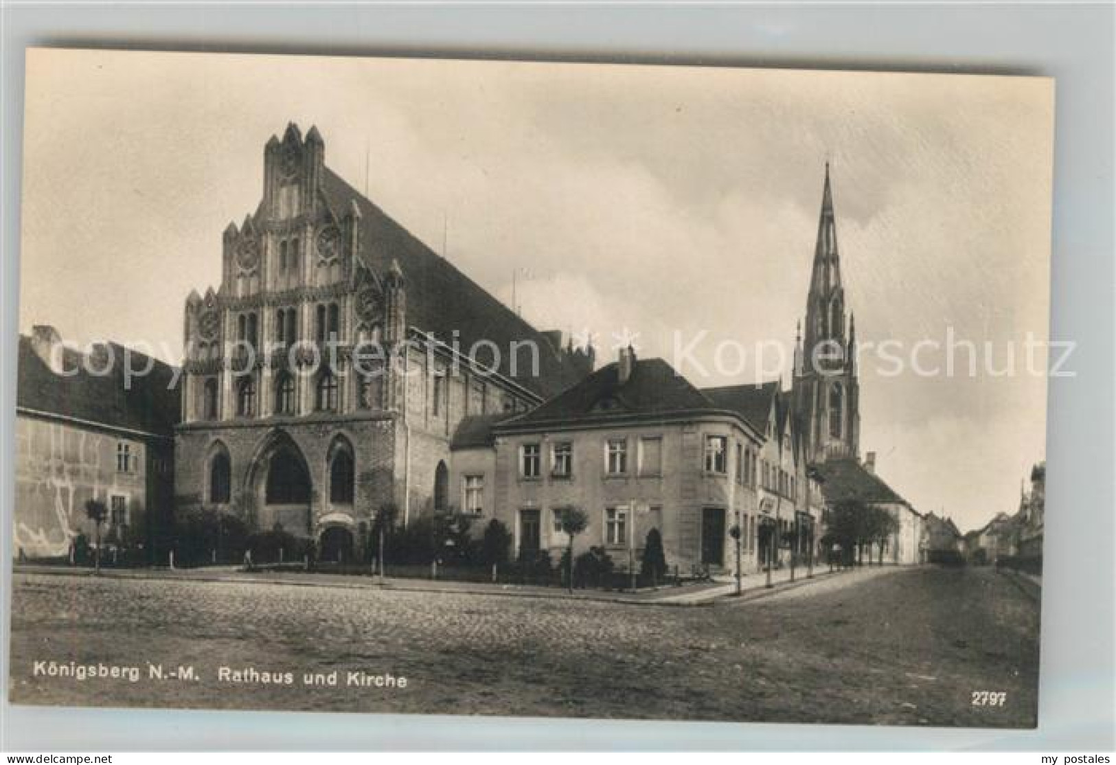 Koenigsberg Neumark Rathaus Kirche