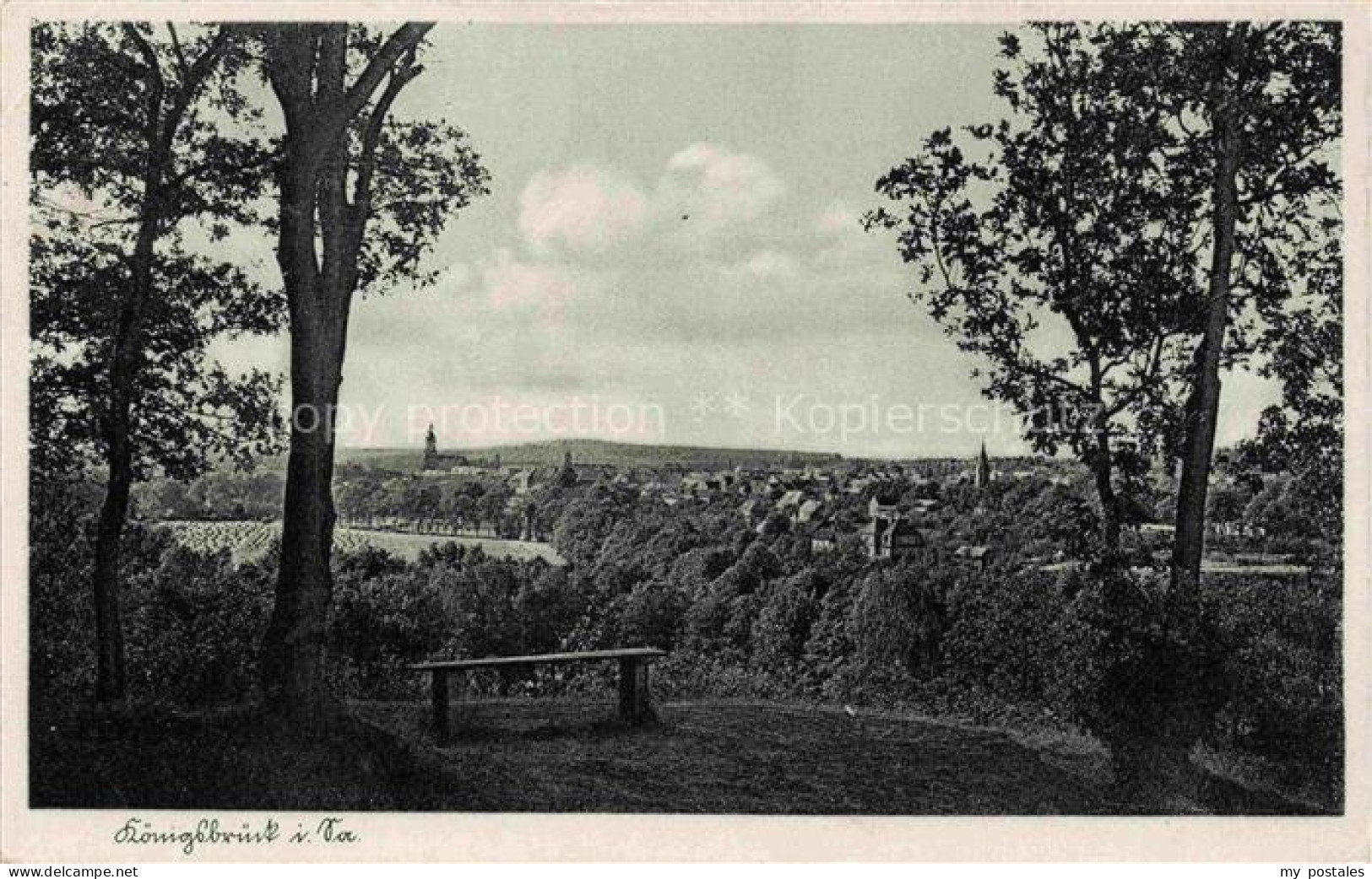 Koenigsbrueck Sachsen Panorama
