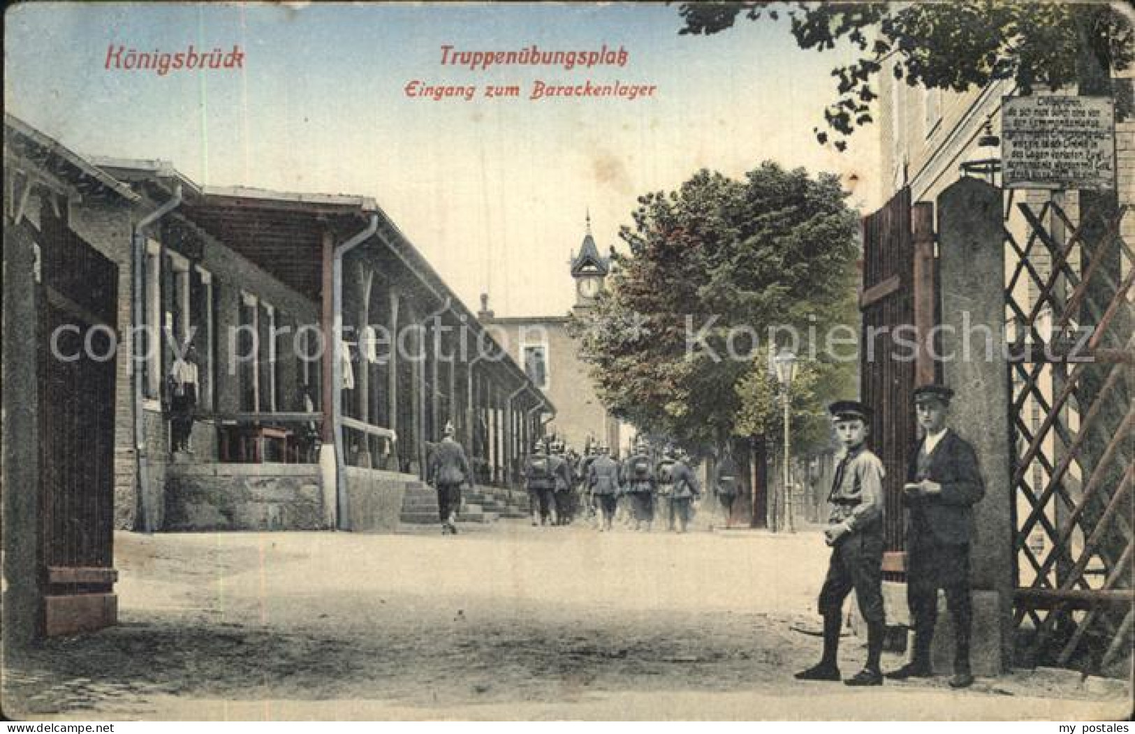 Koenigsbrueck Truppenuebungsplatz Barackenlager