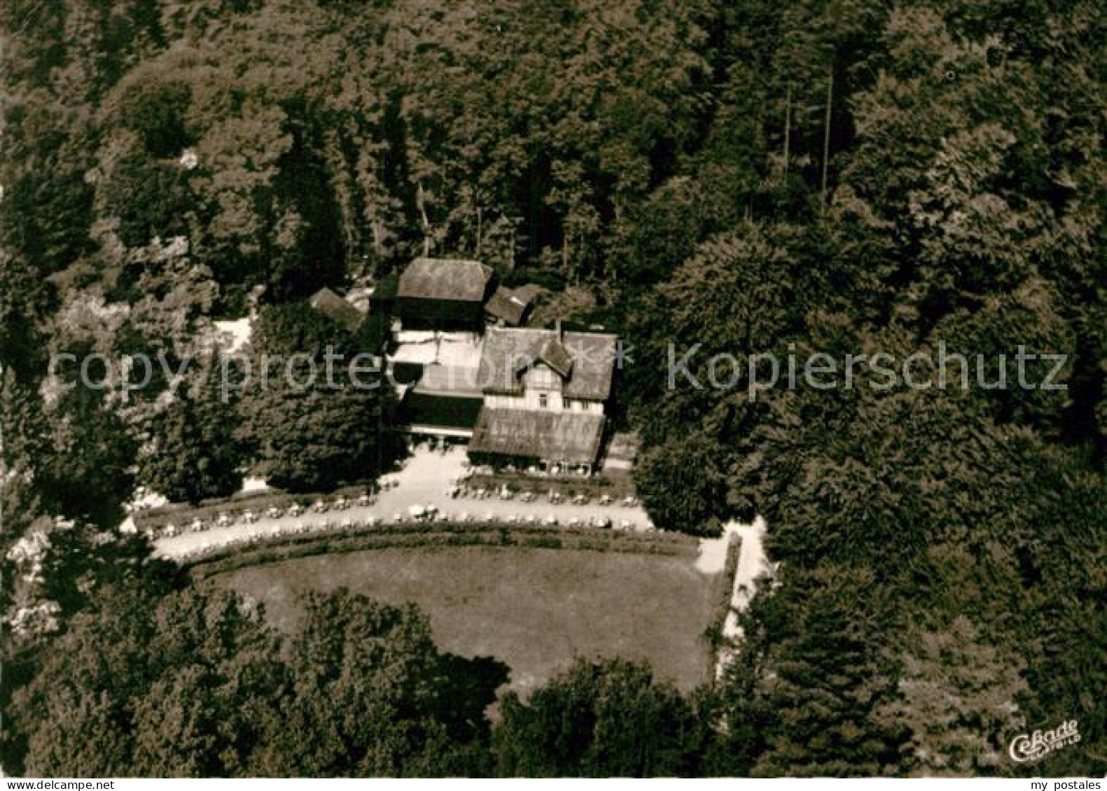 Koenigslutter Elm Fliegeraufnahme Waldgaststaette Tetzelstein