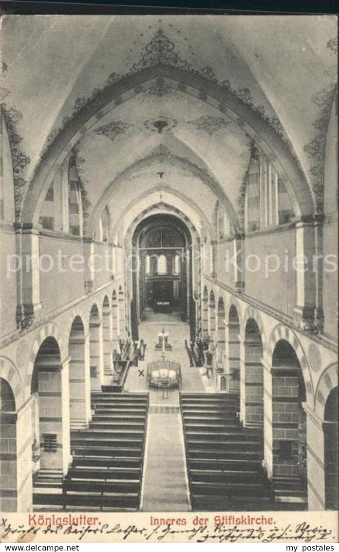 Koenigslutter Elm Inneres der Stiftskirche