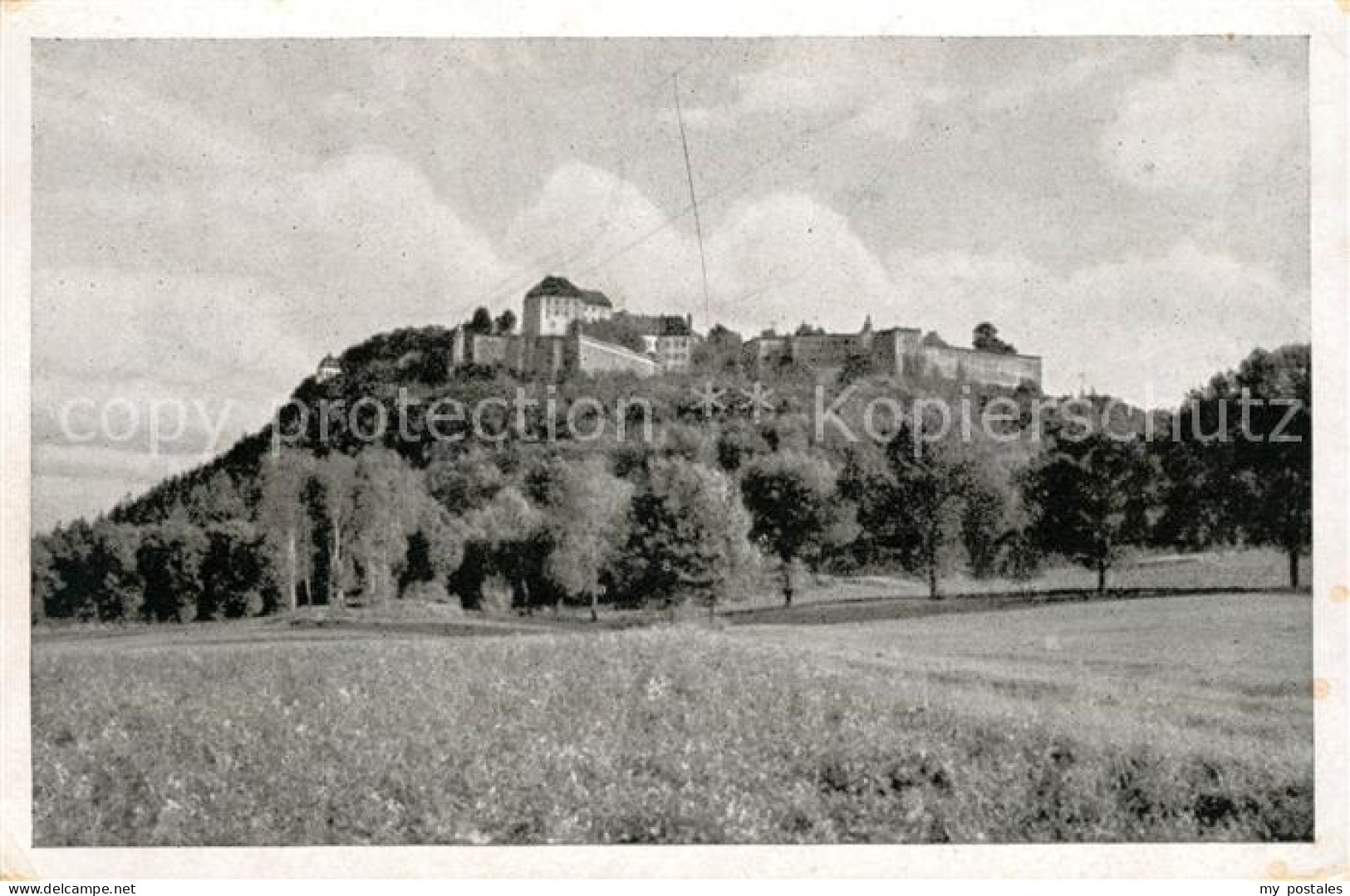 Koenigstein Saechsische Schweiz Festung Koenigstein