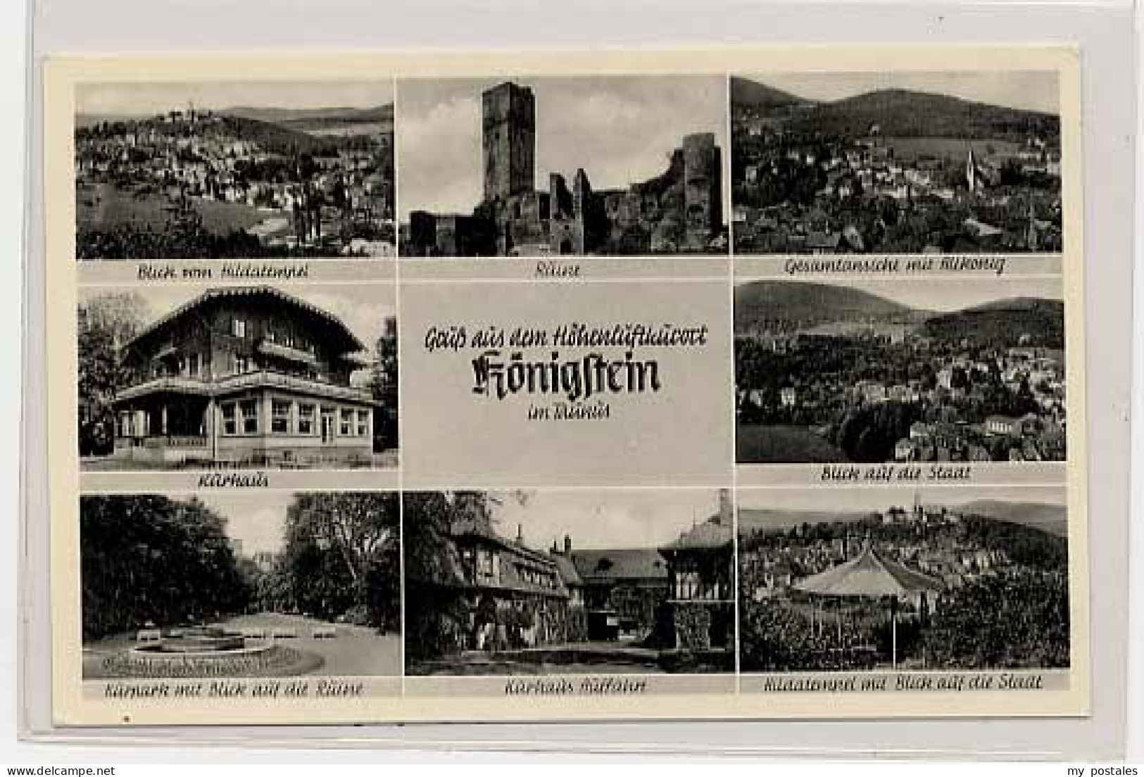 Koenigstein Saechsische Schweiz Koenigstein