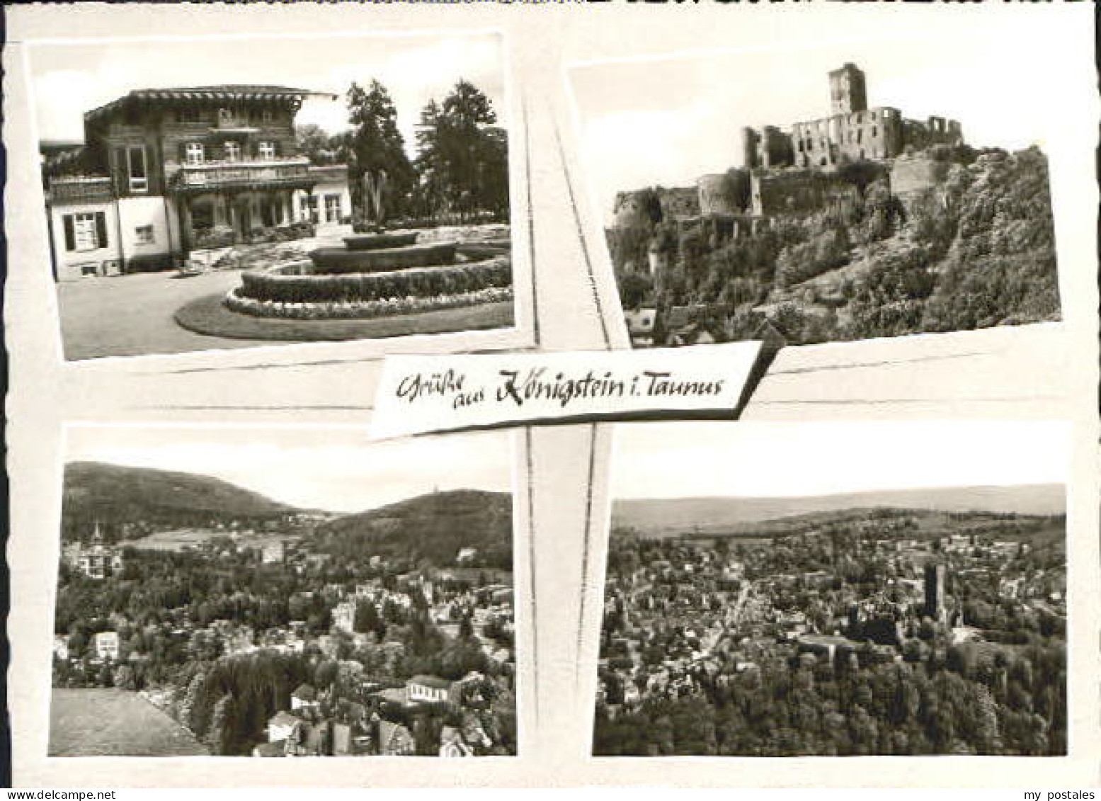 Koenigstein Saechsische Schweiz Koenigstein  o 1962