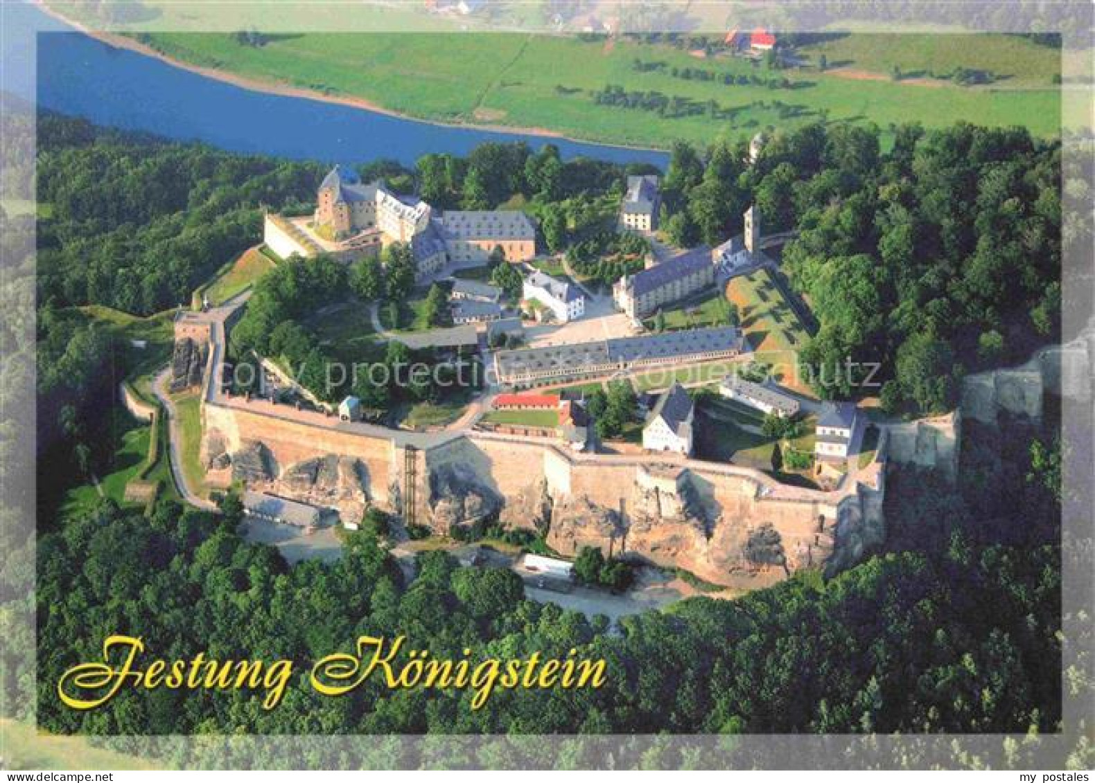 Koenigstein Saechsische Schweiz Sachsen Festung Koenigstein