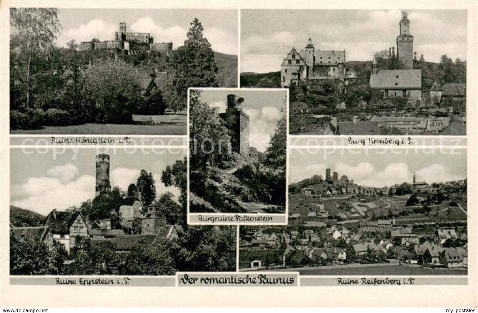Koenigstein Taunus Burgen im Taunus