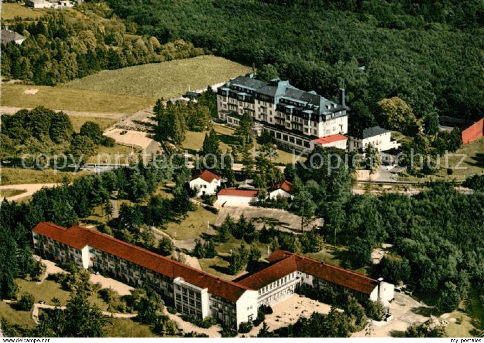 Koenigstein Taunus Fliegeraufnahme Taunus-Heim Haus-Koenigstein