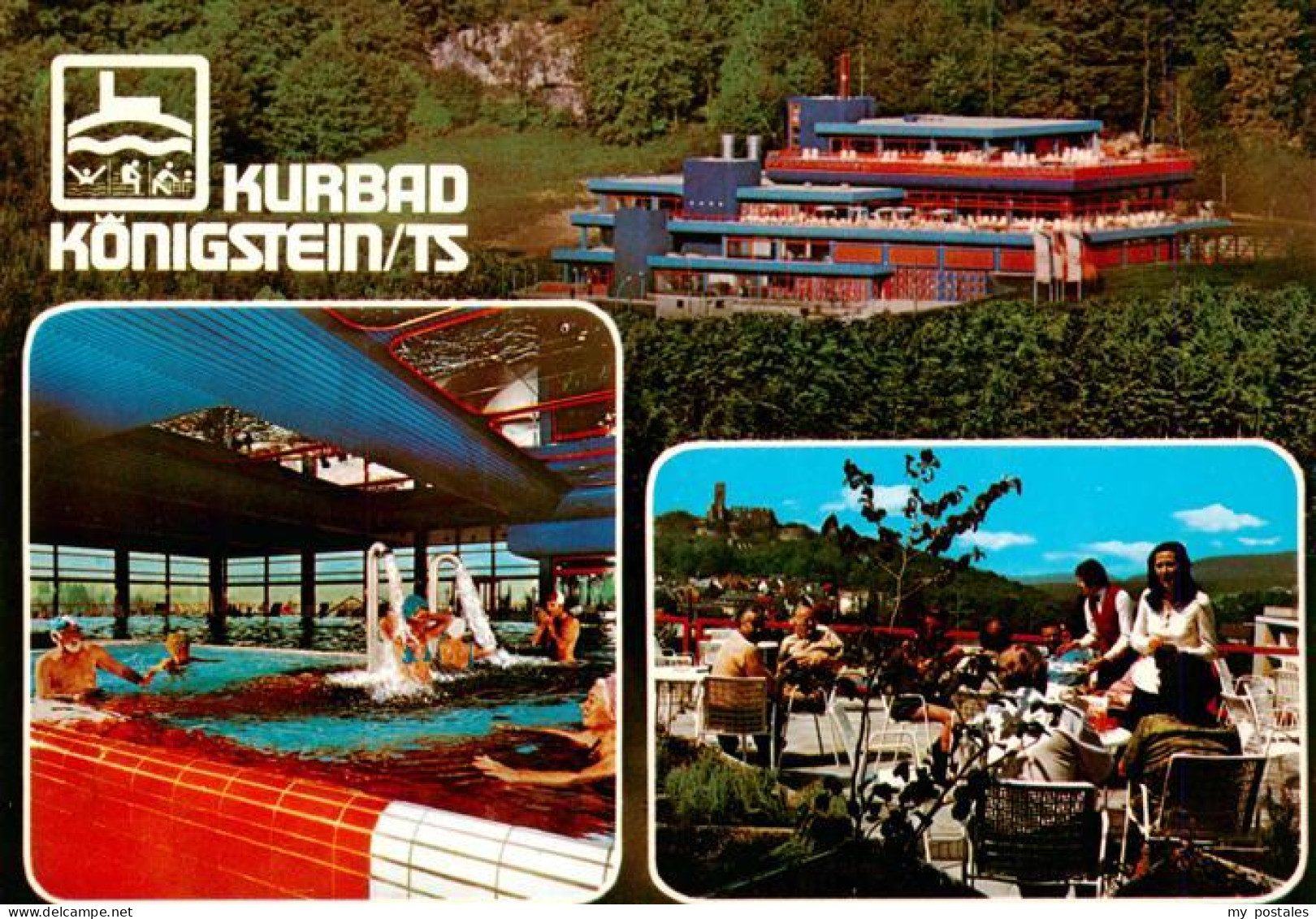 Koenigstein  Taunus Kurbad Koenigstein Terrasse Hallenbad