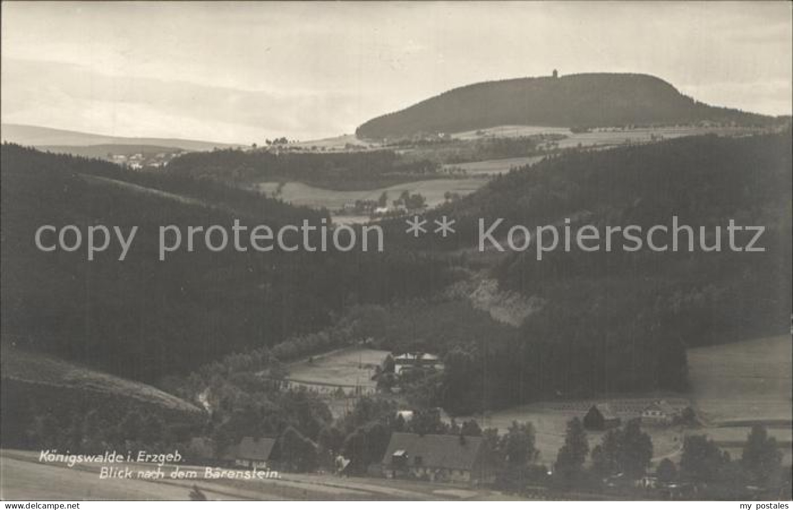 Koenigswalde Erzgebirge mit Baerenstein