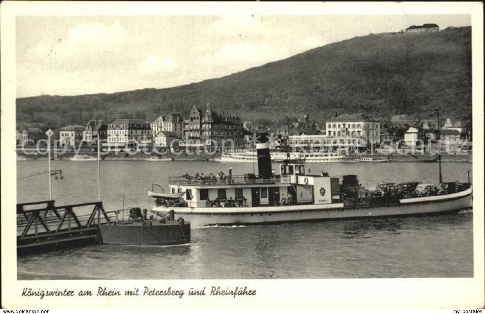 Koenigswinter Petersberg Rheinfaehre Rein