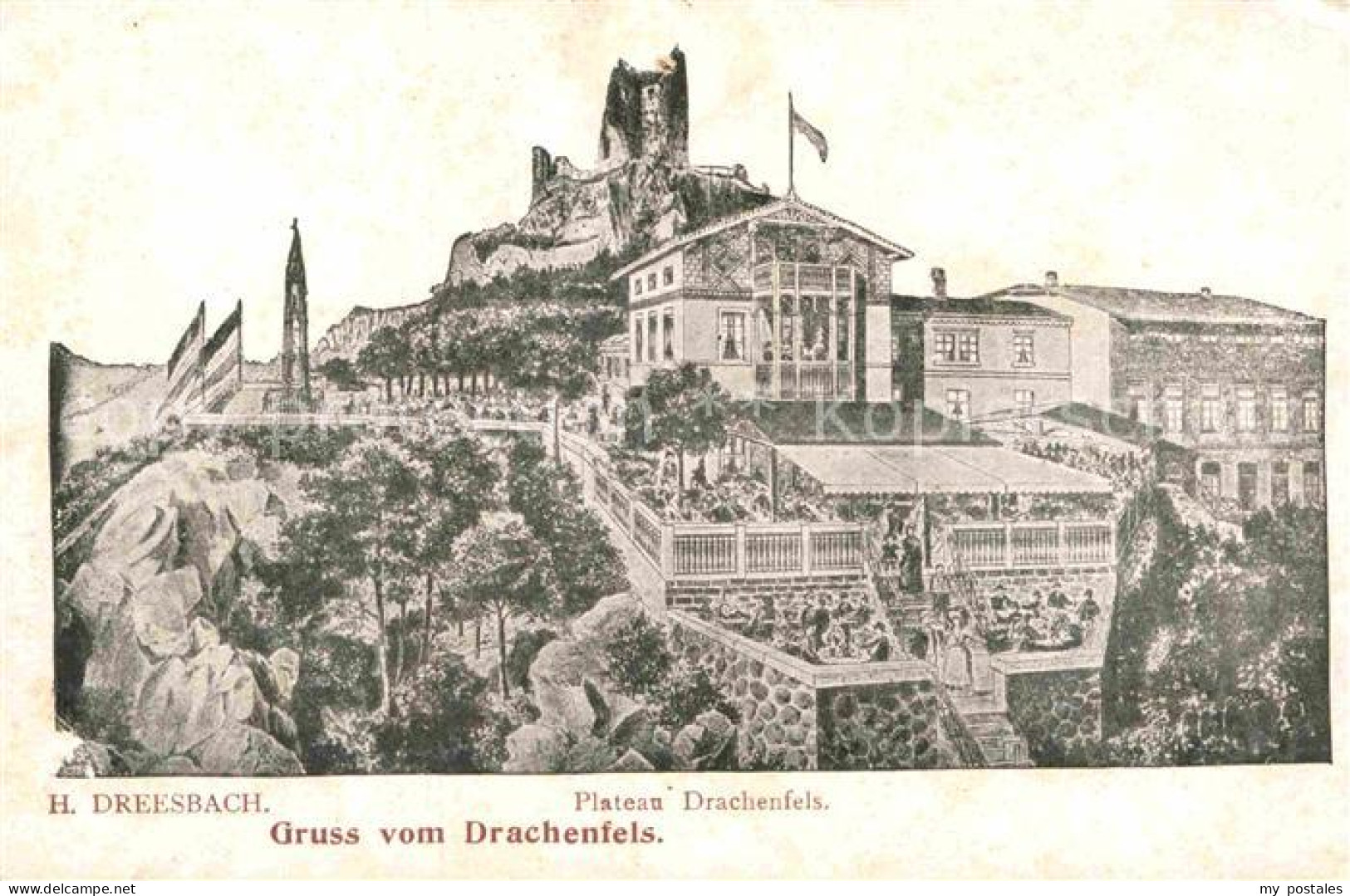 Koenigswinter Plateau Drachenfels