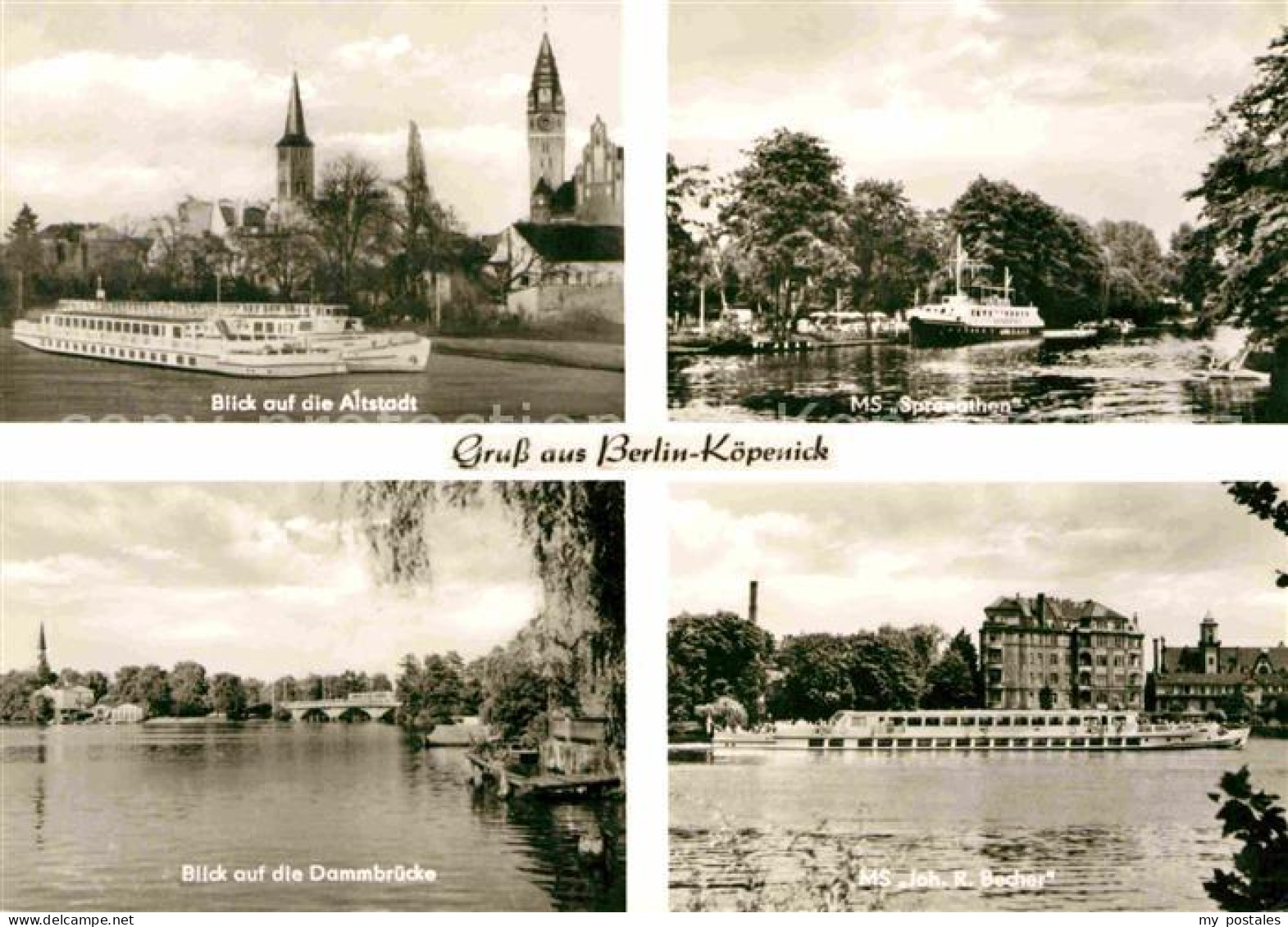 Koepenick Dammbruecke und Altstadt