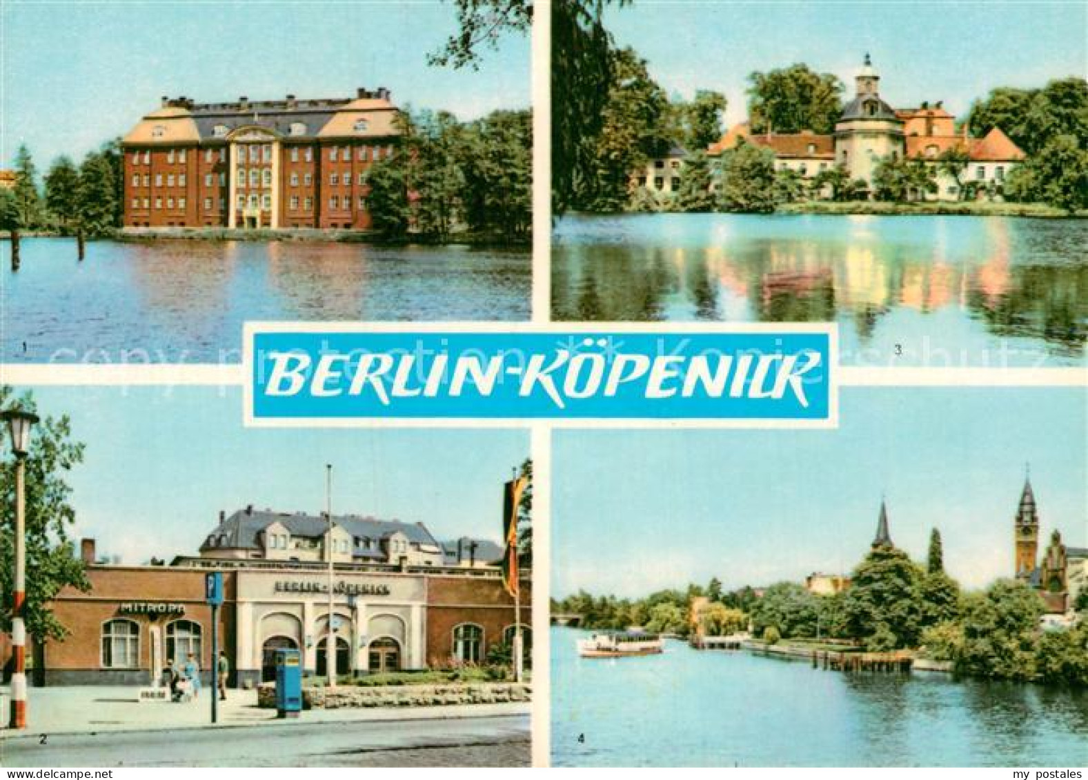 Koepenick Schloss S Bahnhof Schlosskapelle Ortsblick