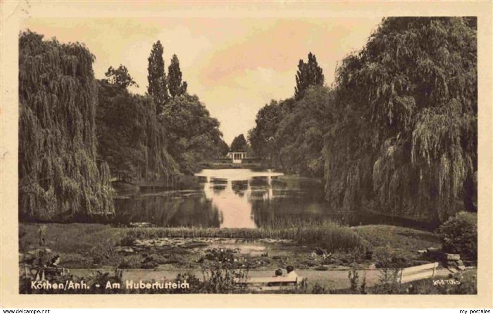 Koethen Anhalt Am Hubertusteich