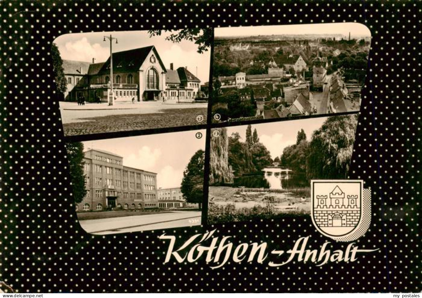 Koethen Anhalt Bahnhof Ingenieurschule Chemie Am Hubertusteich Hallesche Strasse