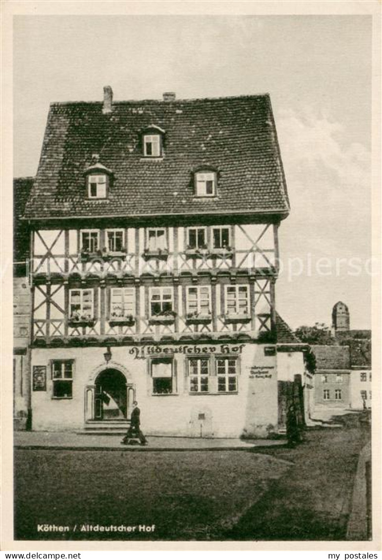 Koethen Anhalt Gaststaette Altdeutscher Hof