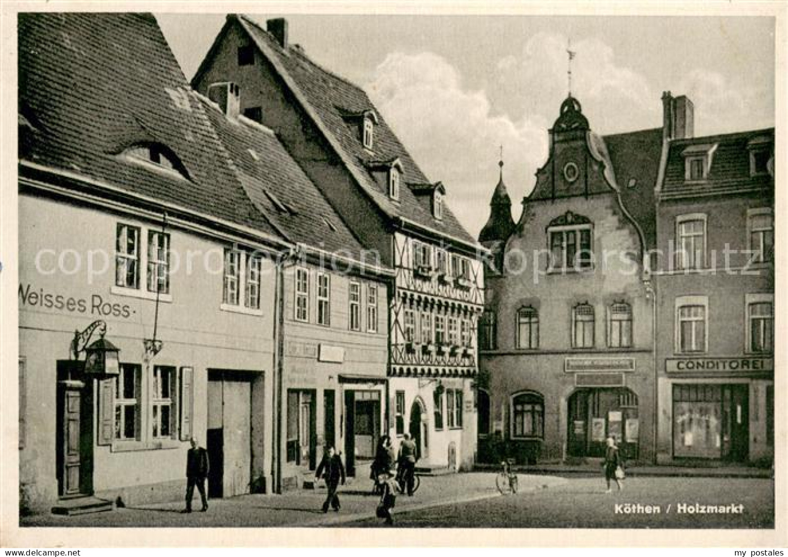 Koethen Anhalt Holzmarkt