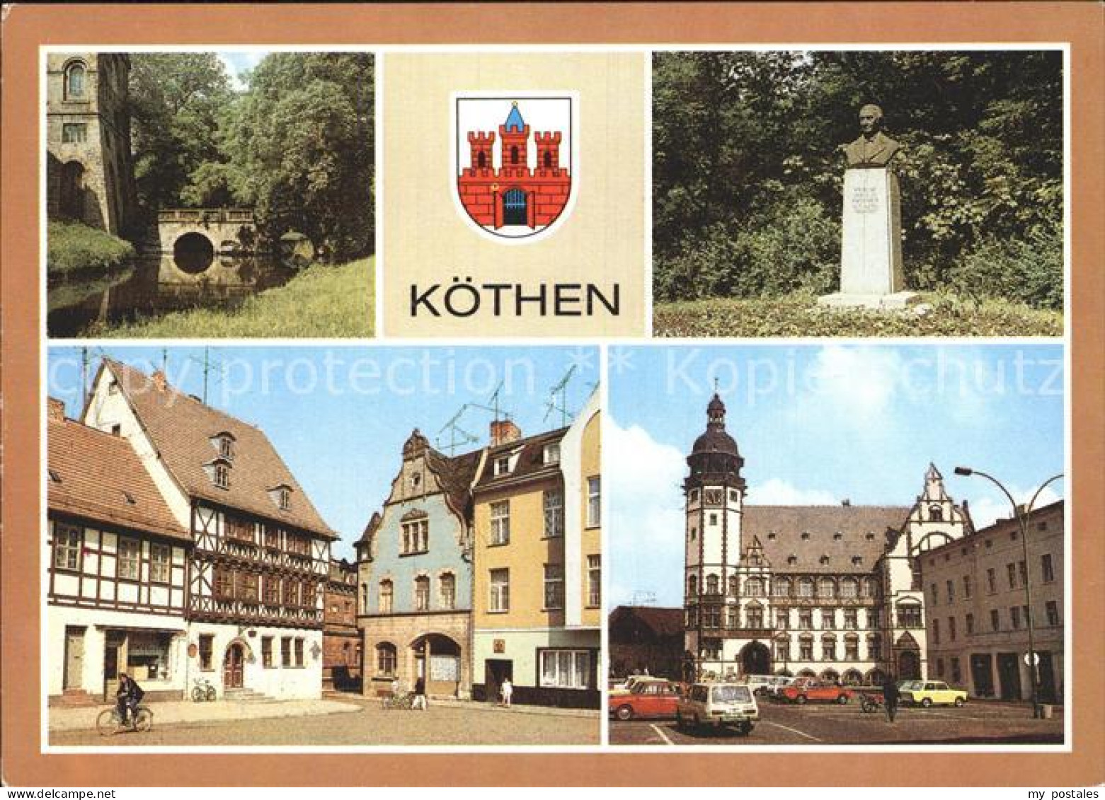 Koethen Anhalt Naumann Denkmal Holzmarkt Johann Sebastian Bach Gedenkstaette