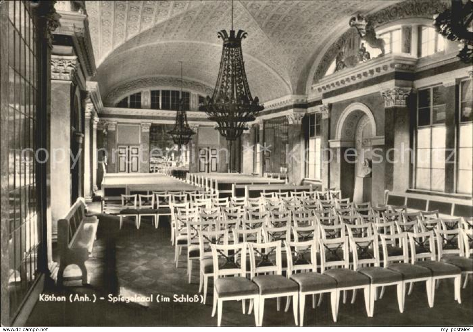Koethen Anhalt Spiegelsaal Schlloss