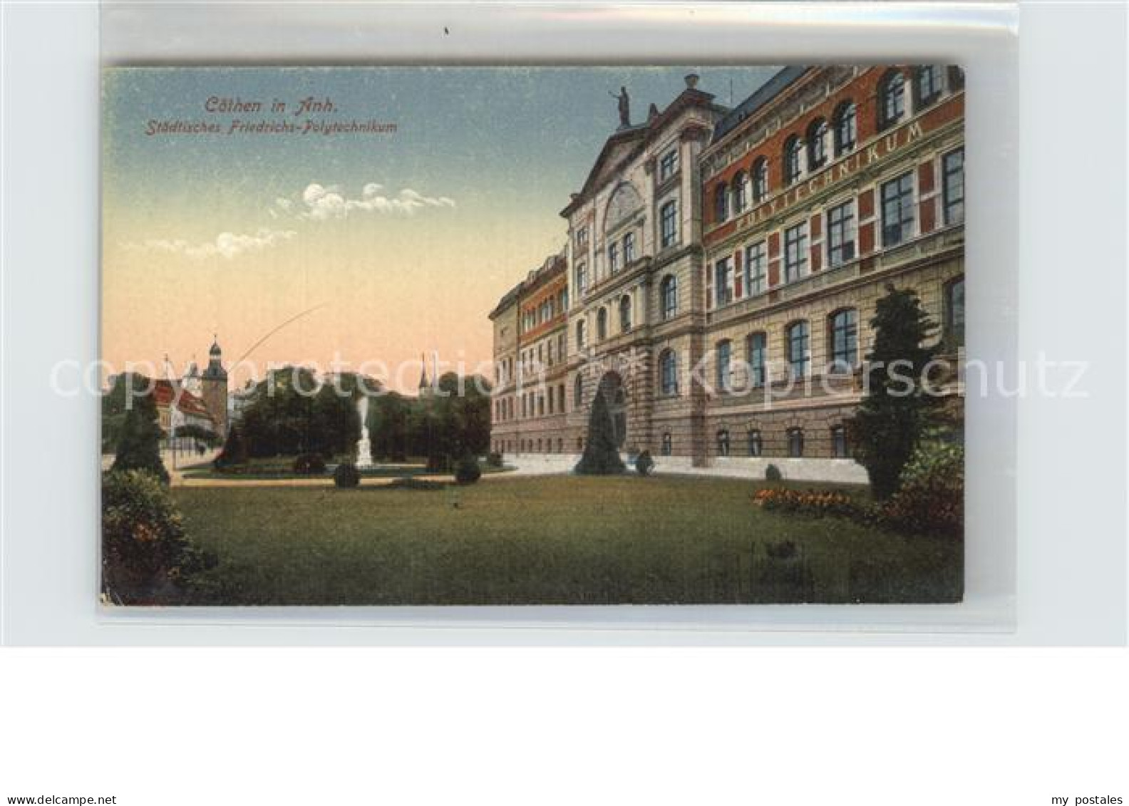 Koethen Anhalt Staedtisches Friedrichs Polytechnikum