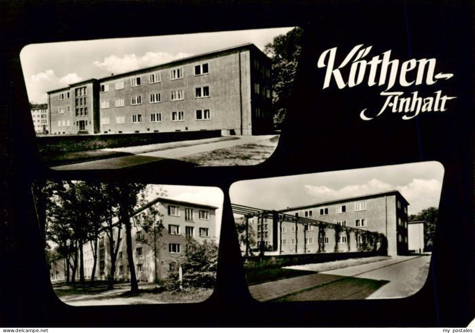 Koethen Anhalt Wohnheime der Ingenieurschule Chemie