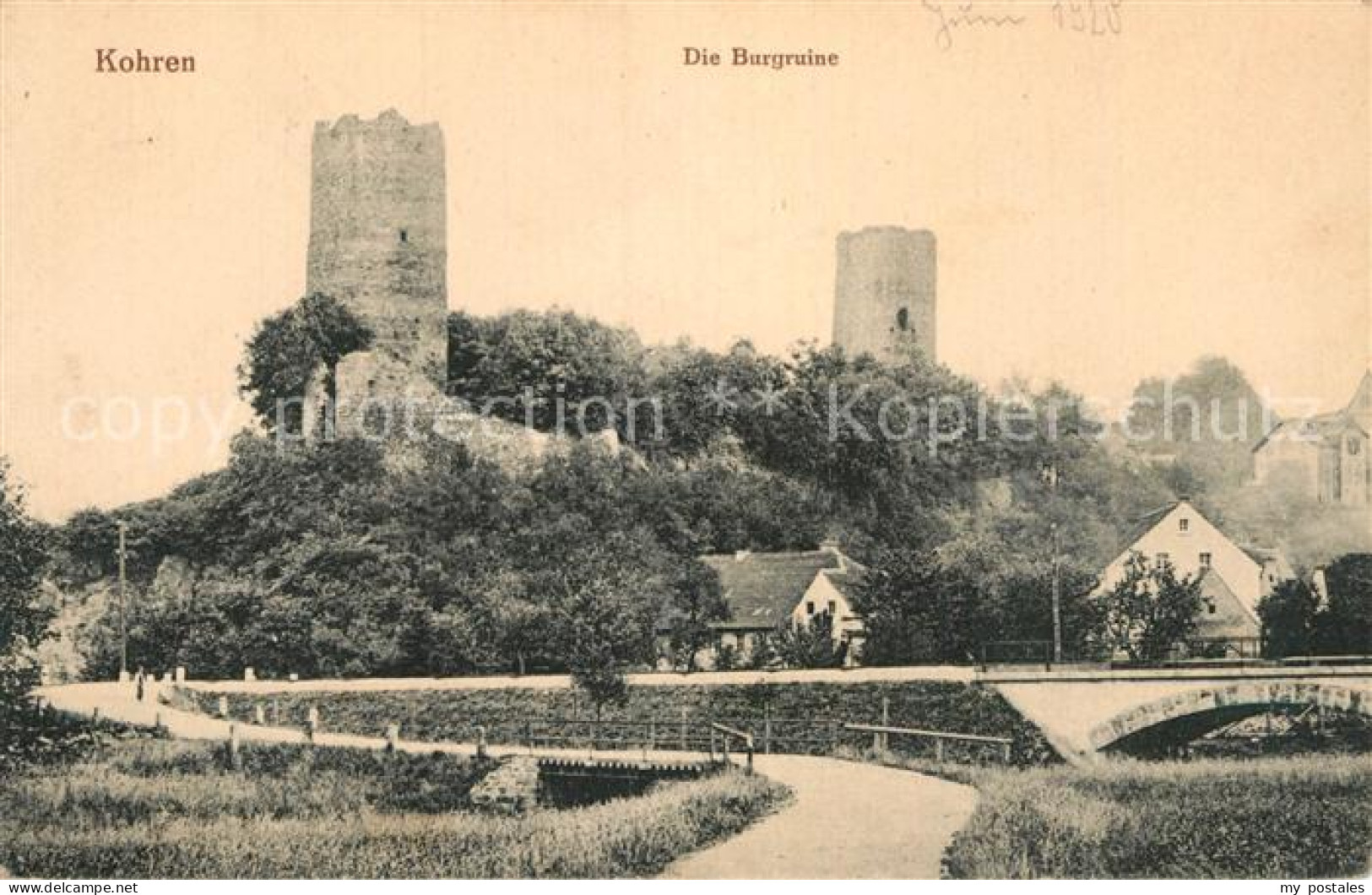 Kohren-Sahlis Burgruine