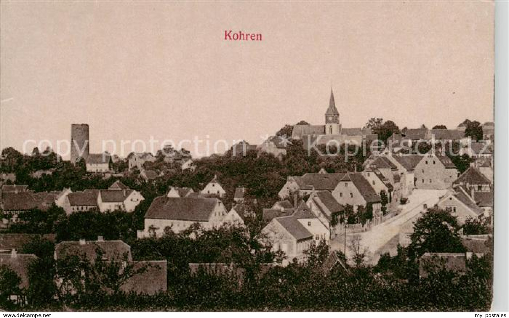 Kohren-Sahlis Ortsansicht