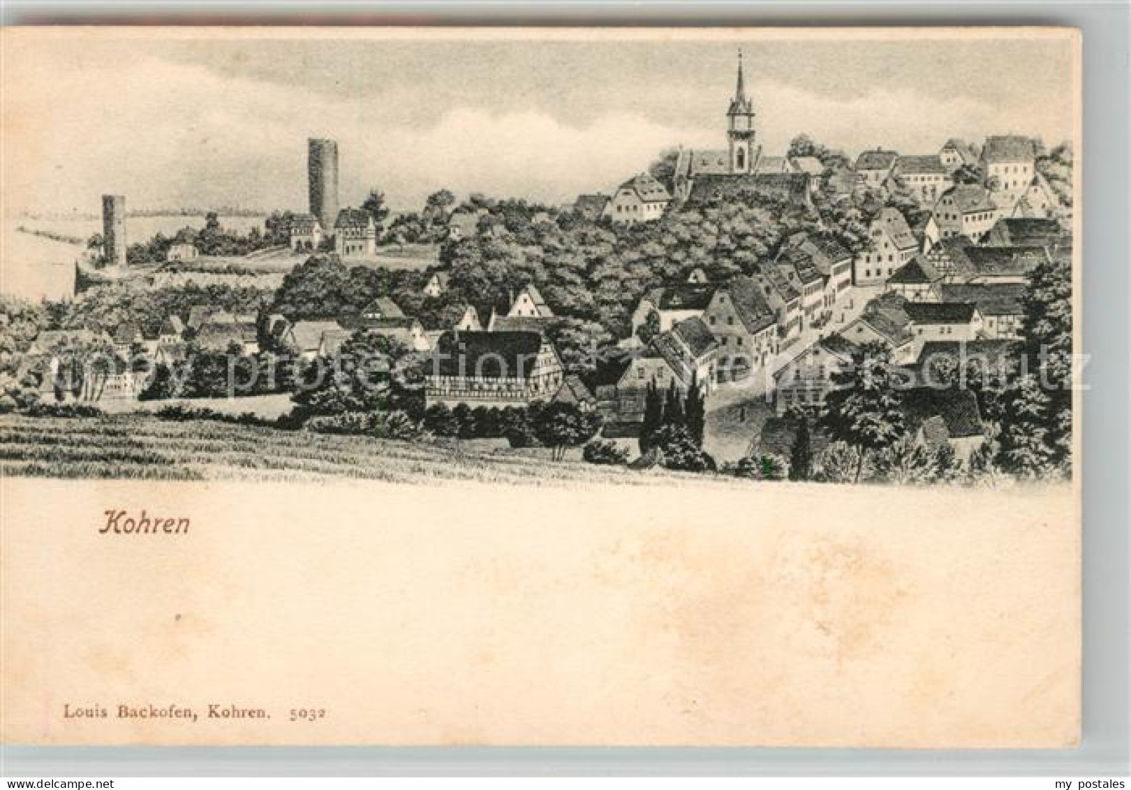 Kohren-Sahlis Stadtpanorama