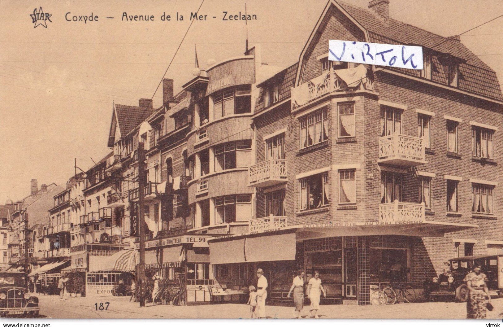 KOKSIJDE - COXYDE :    met zegel