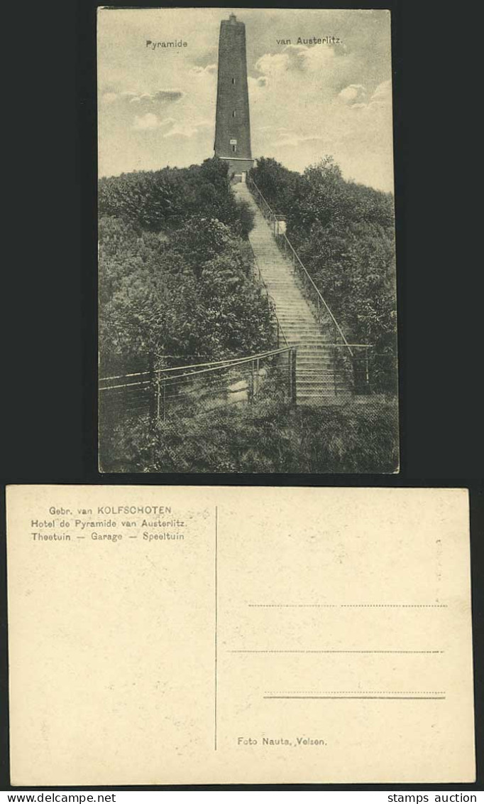 Kolfschoten, Hotel Pyramide van Austerlitz Old Postcard