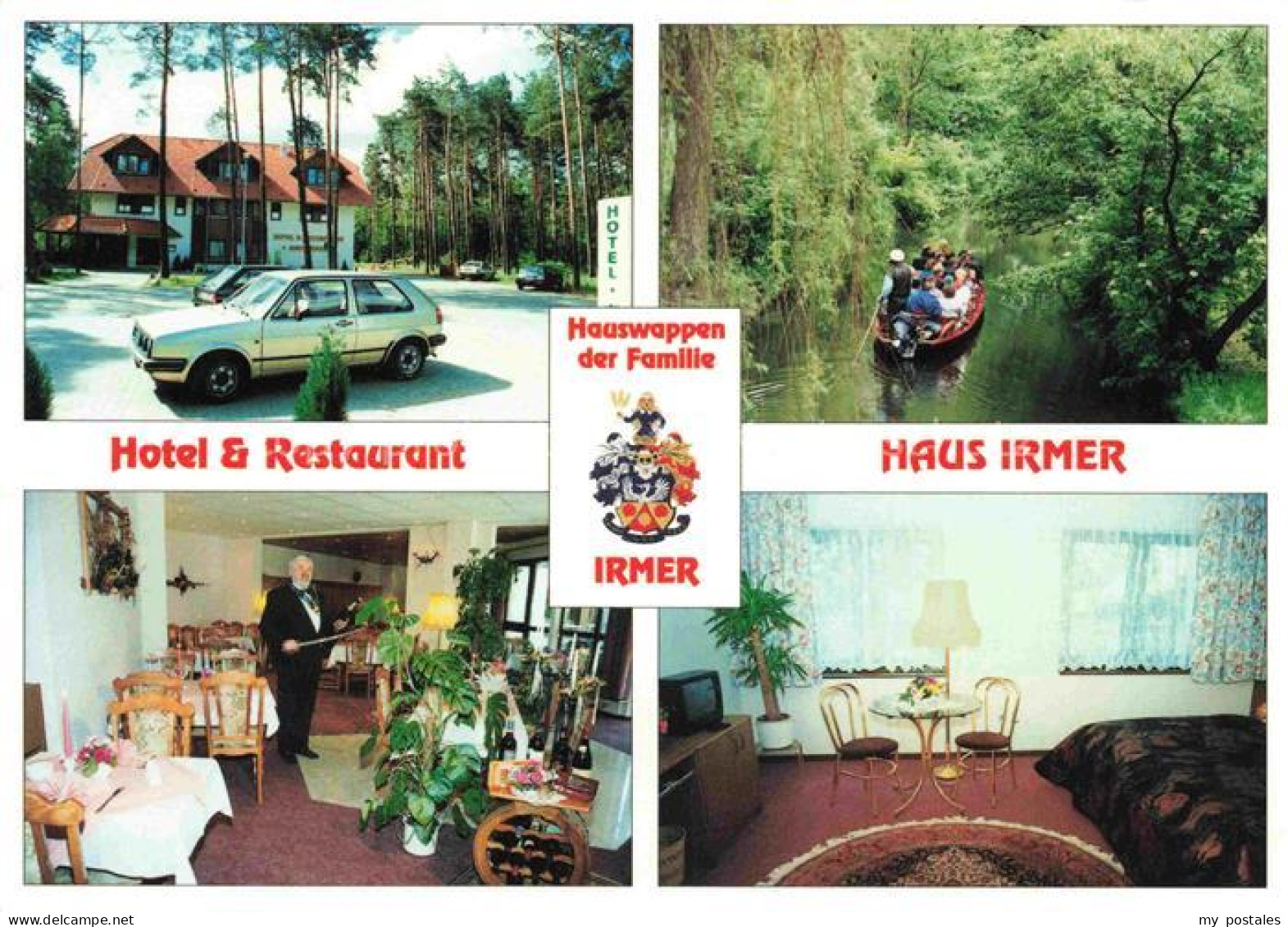 Kolkwitz Cottbus Hotel Restaurant Haus Irmer Hauswappen Retaurant Fremdenzimmer