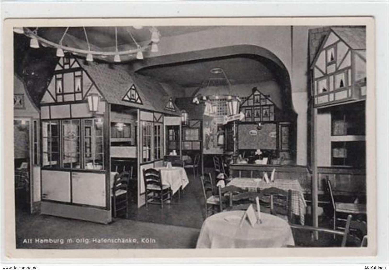 Köln. Alt - Hamburg mit Orig. Hafenschänke, Köln Salomonsgasse 13. Karte... - 39090606