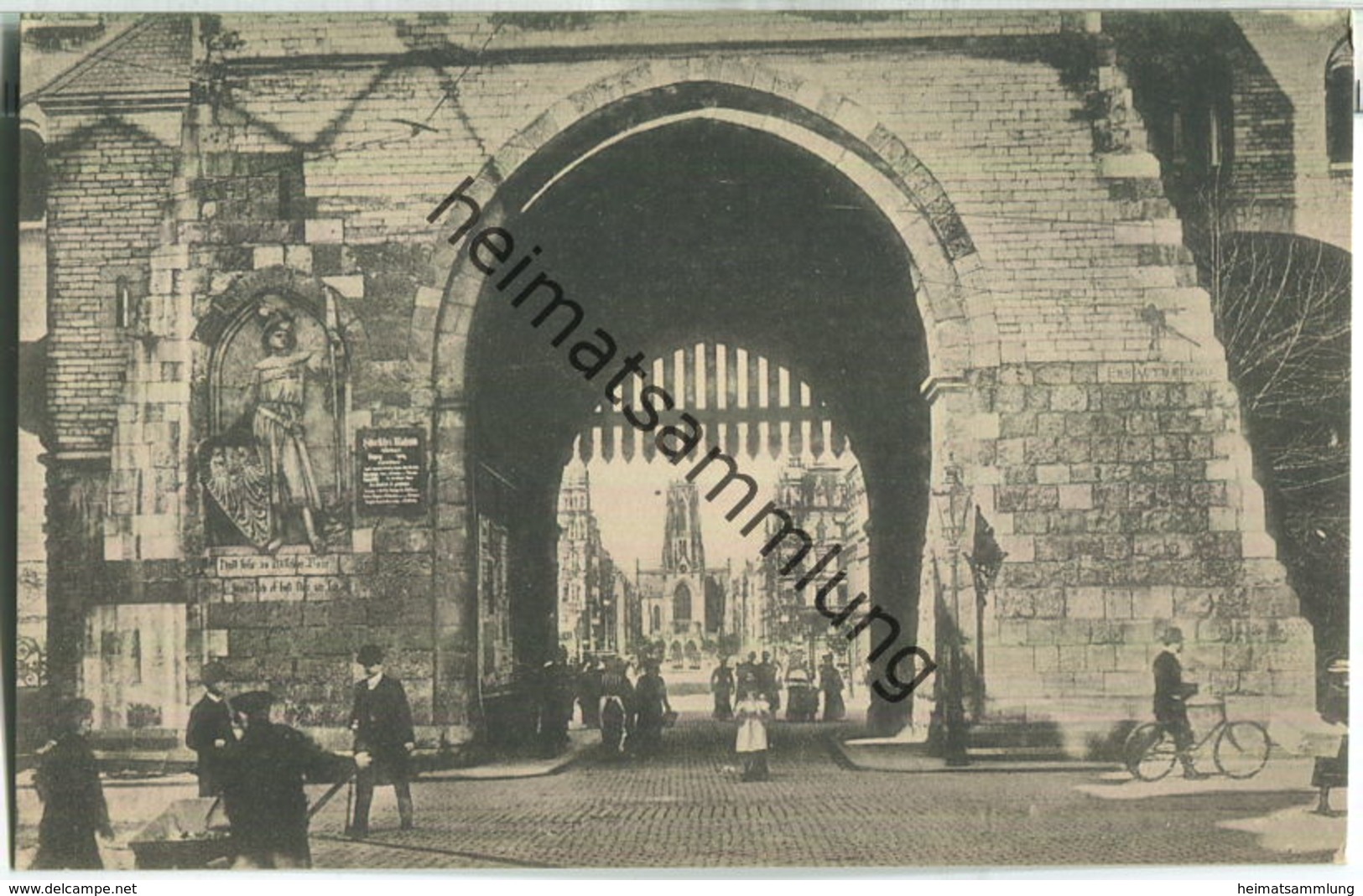 Köln - Eigelstein Tor - Strassenfeger - Heiss & Co. Graph. Kunstanstalt Köln-Lindenthal 20er Jahre