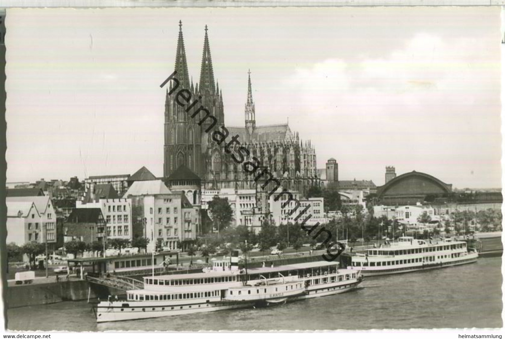 Köln - Fahrgastschiff Elberfeld - Foto-AK - Verlag Georg Stilke Köln