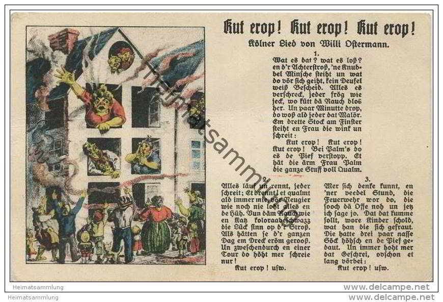Köln - Kut erop! Kut erop! Kut erop! - Lied von Willi Ostermann