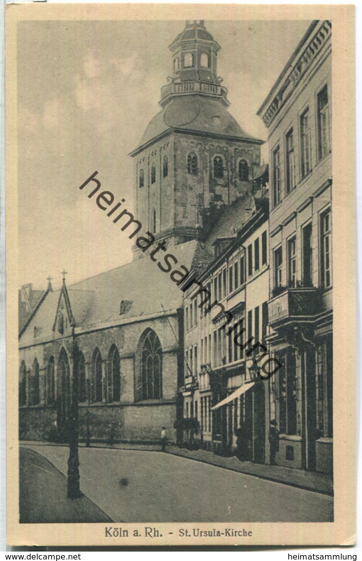 Köln - St. Ursula-Kirche - Verlag Leo Kürten Köln 20er Jahre