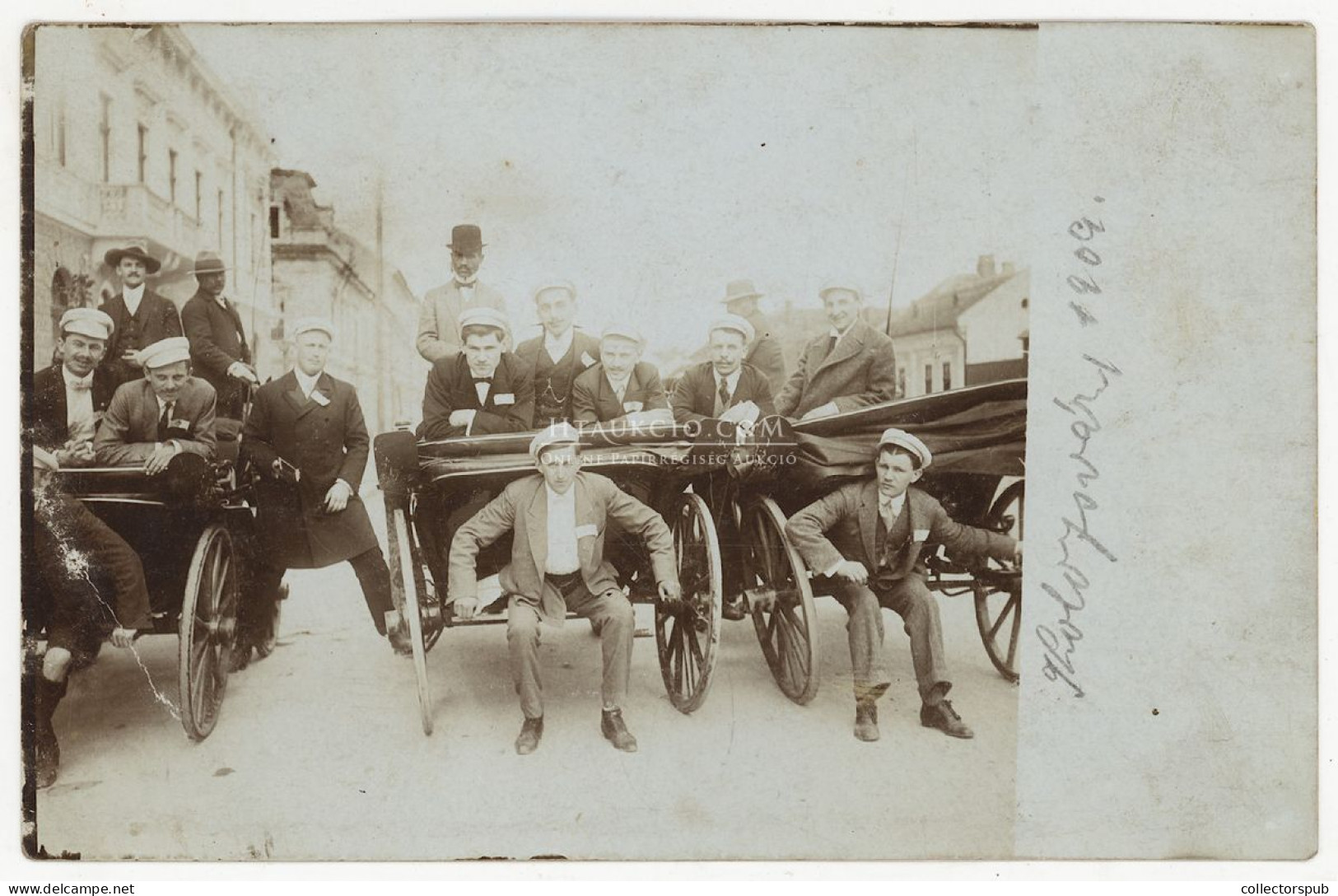 KOLOZSVÁR 1909. Diákok, vicces, fotós képeslap