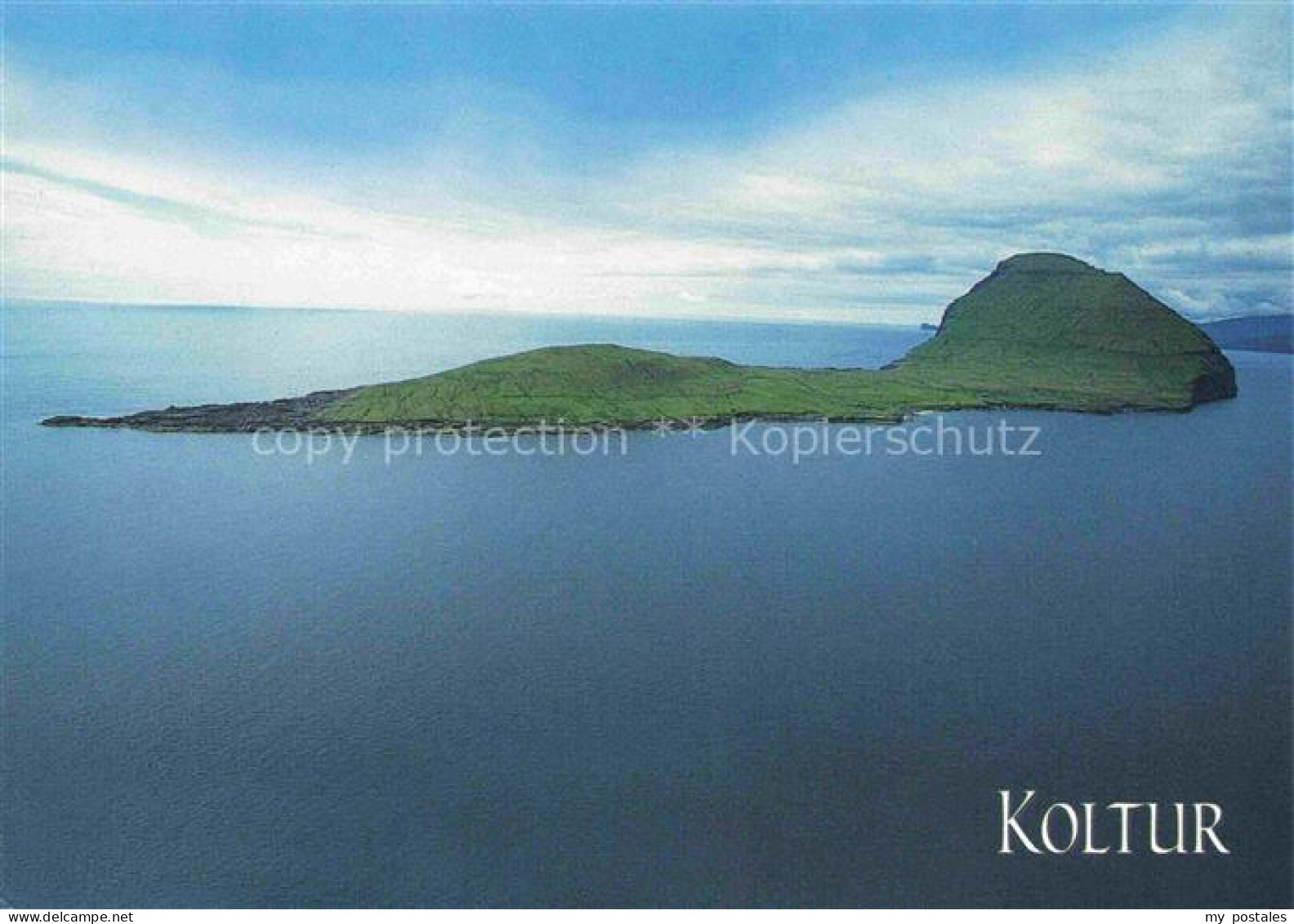 Koltur Faeroeer Island Fliegeraufnahme