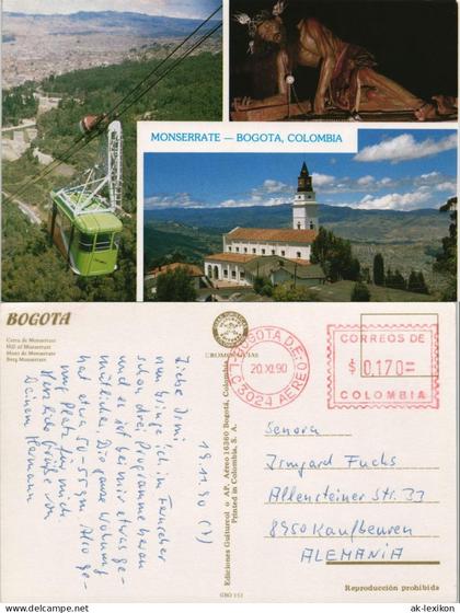 Bogota Berg Monserrat Monserrate City View Kolumbien Columbia 1990