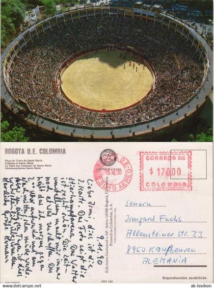 Bogota Plaza de Toros de Santa María Bullring Stierkampf-Arena 1990