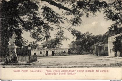 CPA Santa Marta Kolumbien, San Pedro Alejandrino, Simón Bolívar