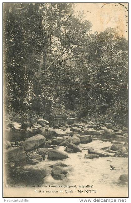 Comores Mayotte - riviere sous bois du qualy