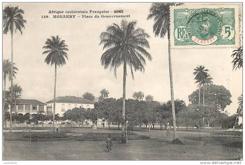 KONAKRY PLACE DU GOUVERNEMENT GUINEE FRANCAISE