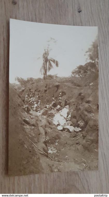 AFRICA. CONGO. TRANCHEE GRANITE. RPPC 1920 - 1930