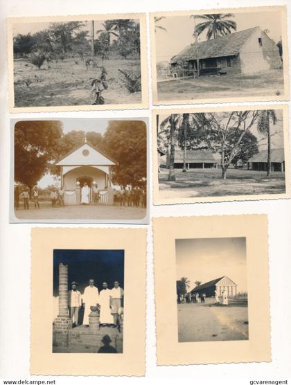 BELGISCH CONGE.   6 FOTO'S