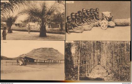 BELGISCH CONGO      7  KAARTEN