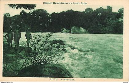 Carte Postale Ancienne - Congo Belge - Mission Dominicaine du Congo Belge - Rungu - Le Bomokandi - Animée - Carte Neuve