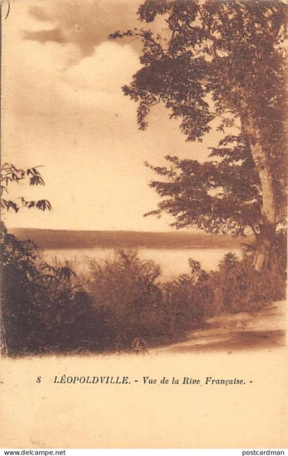 Congo Kinshasa - LÉOPOLDVILLE - Vu de la rive française du fleuve Congo - Ed. RM 8