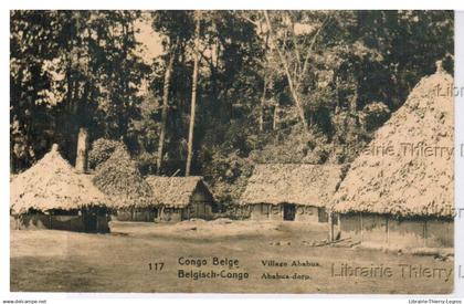 CPA Congo belge, Village Ababua