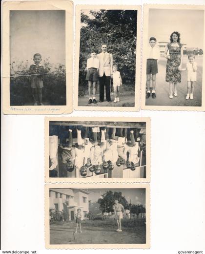 BELG.CONGO  5 FOTO'S LEOPOLDVILLE  JAREN 50